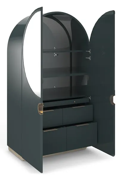 Caracole Furniture CLA-024-053 Gelee Armoire Apatite Caracole Furniture CLA-024-053 Gelee Armoire Apatite