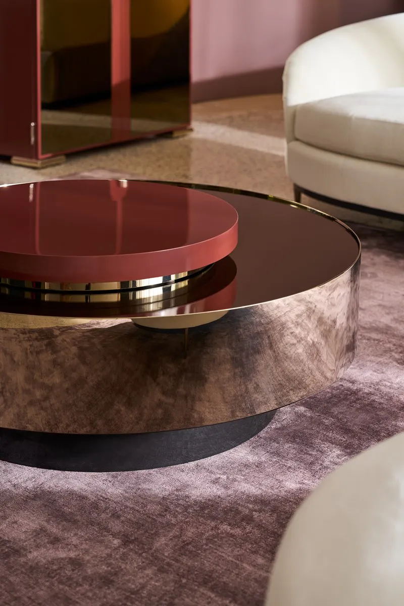 Caracole Furniture CLA-024-4011 Radius Cocktail Table Caracole Furniture CLA-024-4011 Radius Cocktail Table