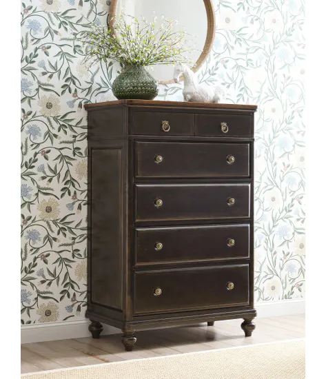 Kincaid Furniture 487-216B Harrison Drawer Chest Black Kincaid Furniture 487-216B Harrison Drawer Chest Black