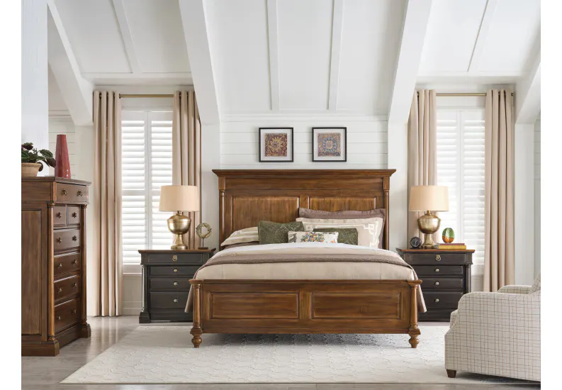 Kincaid Furniture 487-304P Queen Kensington Panel Bed Complete Kincaid Furniture 487-304P Queen Kensington Panel Bed Complete