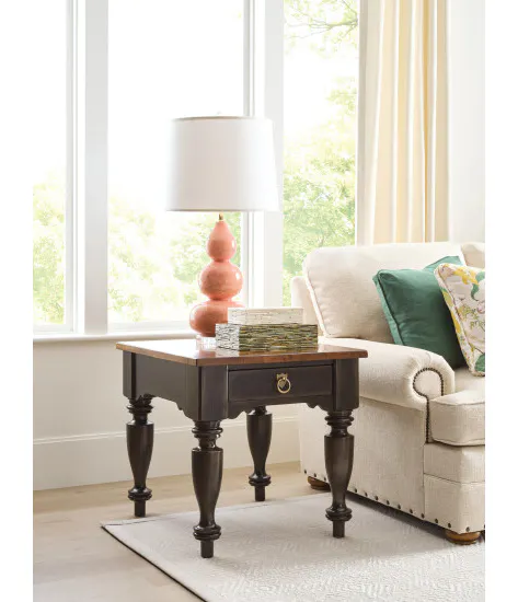 Kincaid Furniture 487-915B Kitridge End Table Black Kincaid Furniture 487-915B Kitridge End Table Black