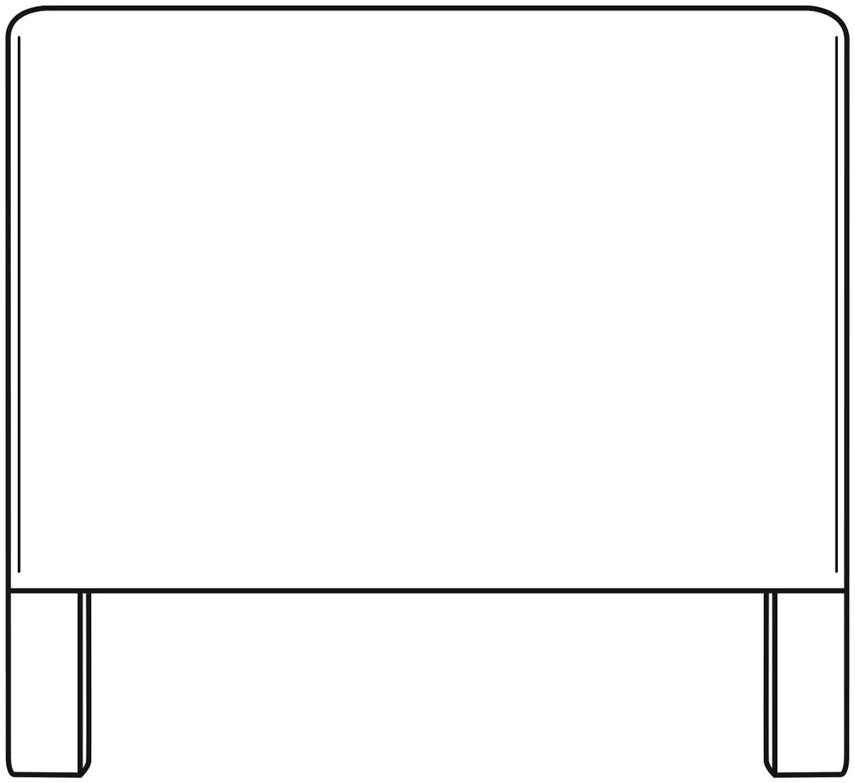 CR Laine HQ101-S Carrie Short Queen Headboard CR Laine HQ101-S Carrie Short Queen Headboard