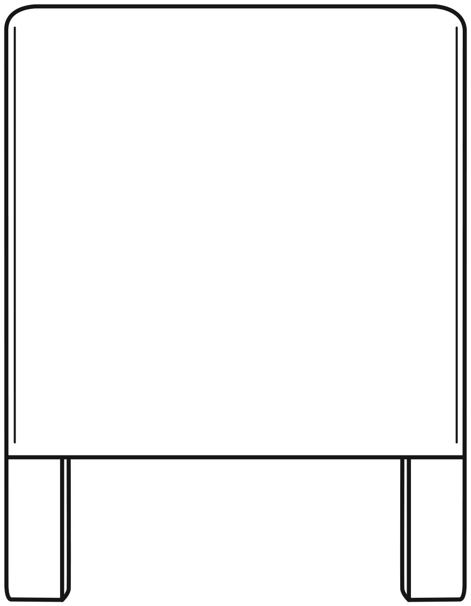 CR Laine HT101-S Short Twin Headboard