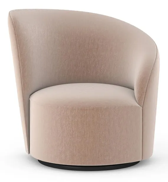 Caracole Furniture UPH-024-038-A Whorl RAF Swivel Chair Caracole Furniture UPH-024-038-A Whorl RAF Swivel Chair