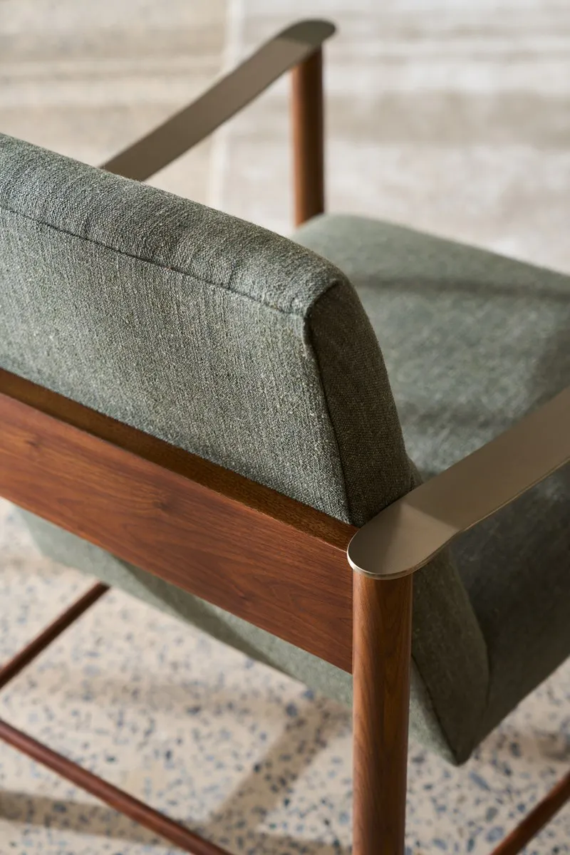 Caracole Furniture UPH-024-132-A Slant Accent Chair Caracole Furniture UPH-024-132-A Slant Accent Chair