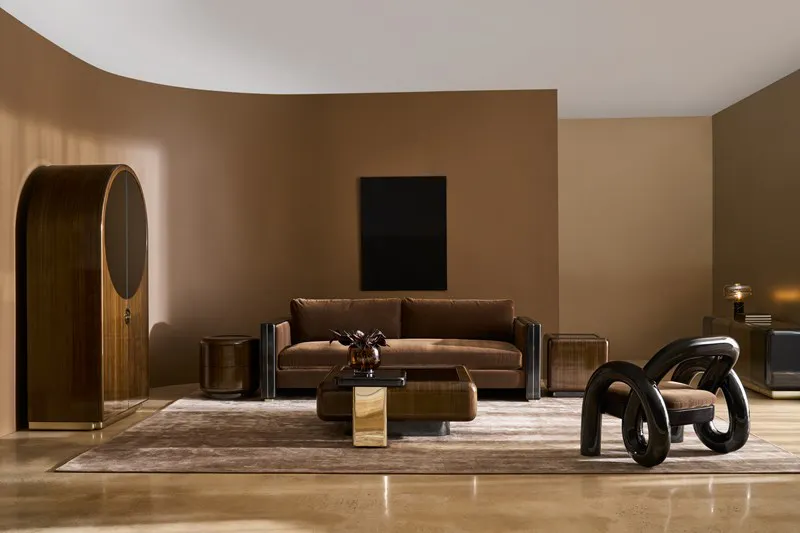 Caracole Furniture UPH-024-134-A Gelee Accent Chair Chocolate Caracole Furniture UPH-024-134-A Gelee Accent Chair Chocolate