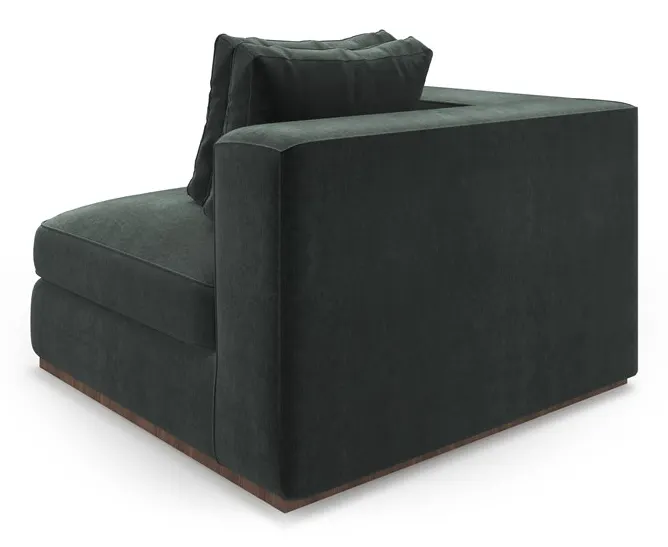 Caracole Furniture UPH-024-CRL1-A Bello Corner LAF Chair Caracole Furniture UPH-024-CRL1-A Bello Corner LAF Chair