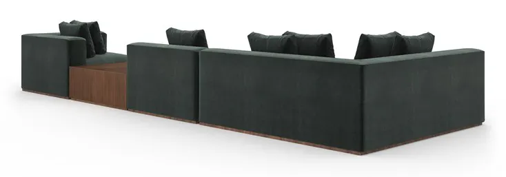 Caracole Furniture UPH-024-SEC1-A Bello 4PC Sectional Caracole Furniture UPH-024-SEC1-A Bello 4PC Sectional