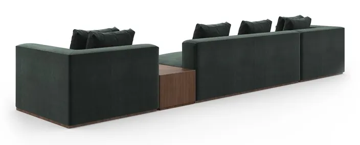Caracole Furniture UPH-024-SEC2-A Bello 4PC Sectional Caracole Furniture UPH-024-SEC2-A Bello 4PC Sectional