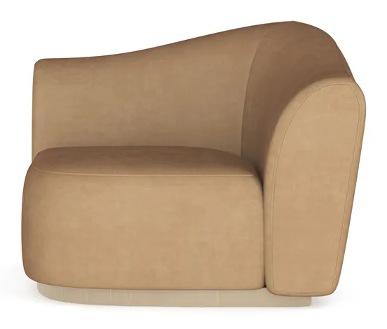 Caracole Furniture UPH-024-WE1-A Kalahari Wedge Caracole Furniture UPH-024-WE1-A Kalahari Wedge