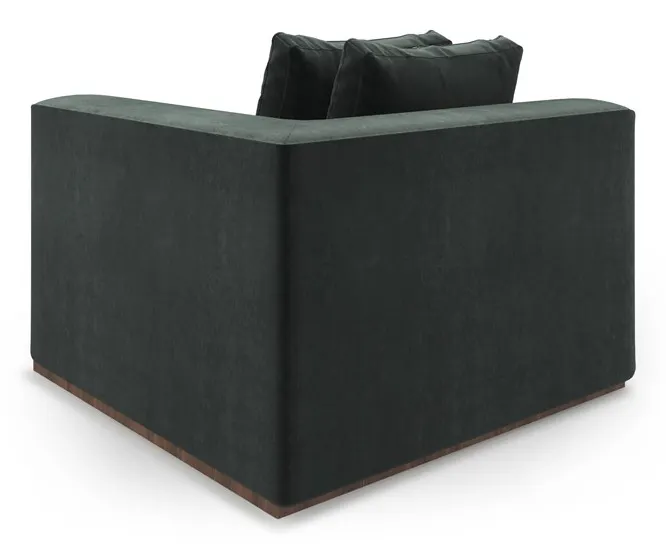 Caracole Furniture UPH-024-WE2-A Bello Corner Wedge Caracole Furniture UPH-024-WE2-A Bello Corner Wedge