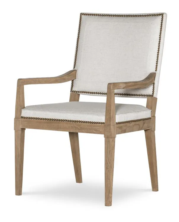 Century Furniture CBA-522-V1 Monterey Dining Arm Chair Hawthorne Light