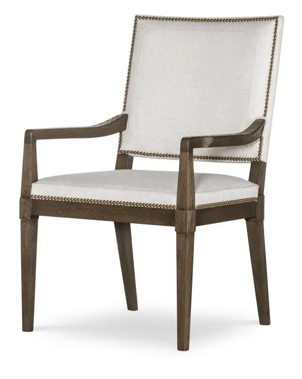 Century Furniture CBA-522-V2 Monterey Dining Arm Chair Hawthorne Dark