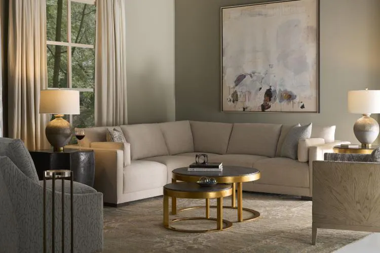 Century Furniture ES9-1329-92 Holt Armless Sofa