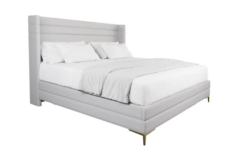 Hickory Chair HC760-CK Hamlin Upholstered Cal King Bed