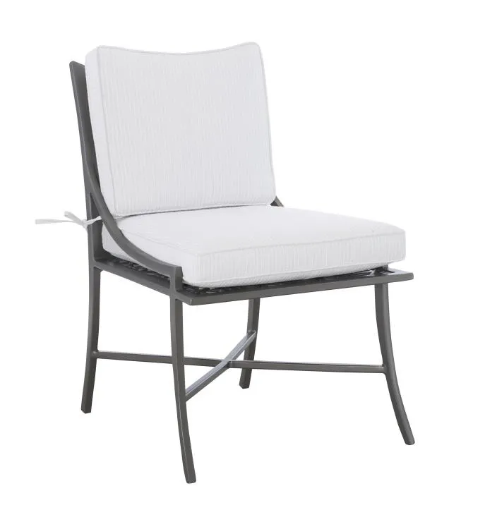 Hickory Chair HCD8900-02-G Haret Dining Chair Smoke Grey