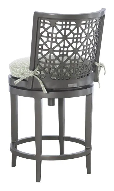 Hickory Chair HCD8900-03-G Haret Counter Stool Smoke Grey Hickory Chair HCD8900-03-G Haret Counter Stool Smoke Grey