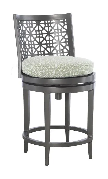 Hickory Chair HCD8900-03-G Haret Counter Stool Smoke Grey Hickory Chair HCD8900-03-G Haret Counter Stool Smoke Grey