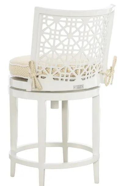 Hickory Chair HCD8900-03-W Haret Counter Stool Cloud White Hickory Chair HCD8900-03-W Haret Counter Stool Cloud White