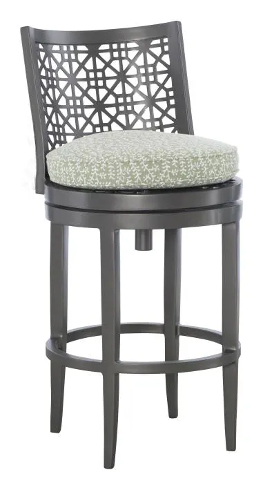 Hickory Chair HCD8900-04-G Haret Bar Stool Smoke Grey Hickory Chair HCD8900-04-G Haret Bar Stool Smoke Grey