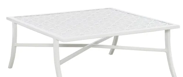 Hickory Chair HCD8900-W-STK Haret Low Cocktail Table Cloud White Hickory Chair HCD8900-W-STK Haret Low Cocktail Table Cloud White