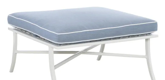 Hickory Chair HCD8900-29-W Haret Ottoman Cloud White Hickory Chair HCD8900-29-W Haret Ottoman Cloud White