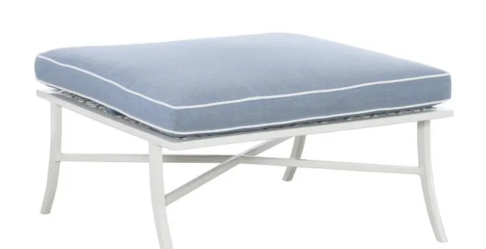 Hickory Chair HCD8900-29-W Haret Ottoman Cloud White Hickory Chair HCD8900-29-W Haret Ottoman Cloud White