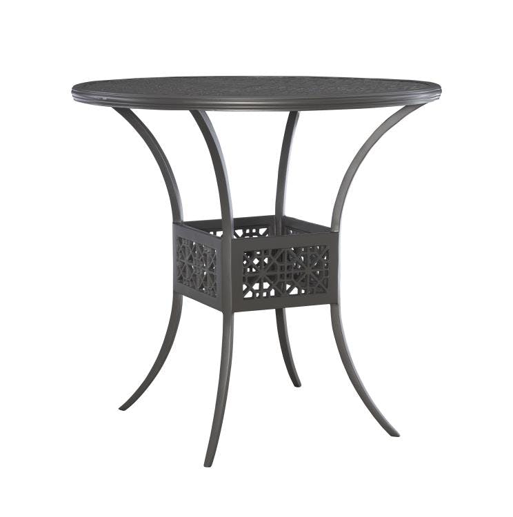 Hickory Chair HCD8945-G-STK Haret Bar Table Smoke Grey