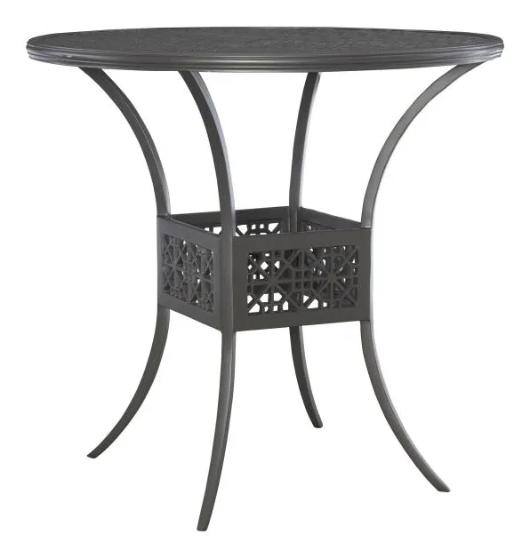Hickory Chair HCD8945-G-STK Haret Bar Table Smoke Grey Hickory Chair HCD8945-G-STK Haret Bar Table Smoke Grey