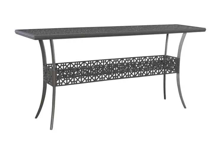 Hickory Chair HCD8946-G-STK Haret Console Smoke Grey