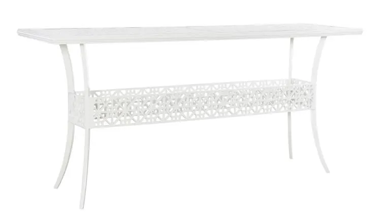 Hickory Chair HCD8946-W-STK Haret Console Cloud White