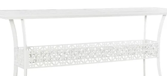 Hickory Chair HCD8946-W-STK Haret Console Cloud White Hickory Chair HCD8946-W-STK Haret Console Cloud White