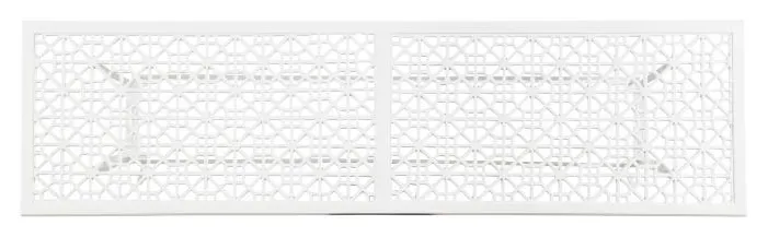 Hickory Chair HCD8946-W-STK Haret Console Cloud White Hickory Chair HCD8946-W-STK Haret Console Cloud White