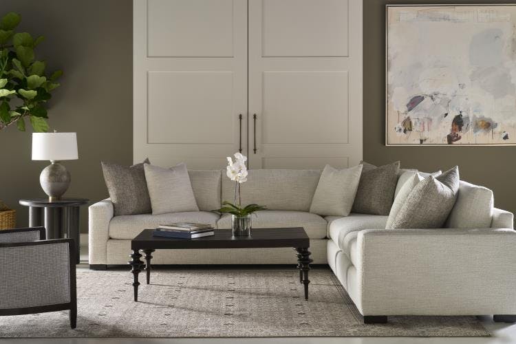 Century Furniture LTD7100-4352-V4 Great Room 40"D Two-Piece Sectional In 71660L10 Stocked Century Furniture LTD7100-4352-V4 Great Room 40"D Two-Piece Sectional In 71660L10 Stocked