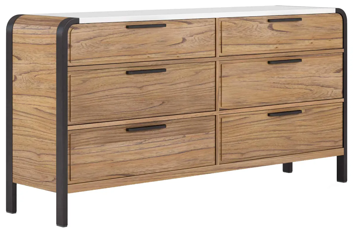 ART Furniture 323131-3351 Portico Metal Leg Dresser ART Furniture 323131-3351 Portico Metal Leg Dresser