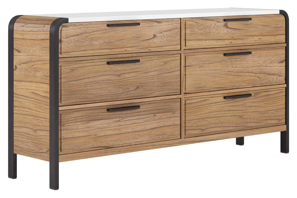 ART Furniture 323131-3351 Portico Metal Leg Dresser ART Furniture 323131-3351 Portico Metal Leg Dresser