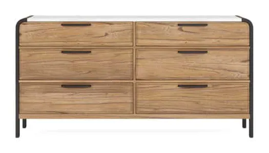 ART Furniture 323131-3351 Portico Metal Leg Dresser ART Furniture 323131-3351 Portico Metal Leg Dresser
