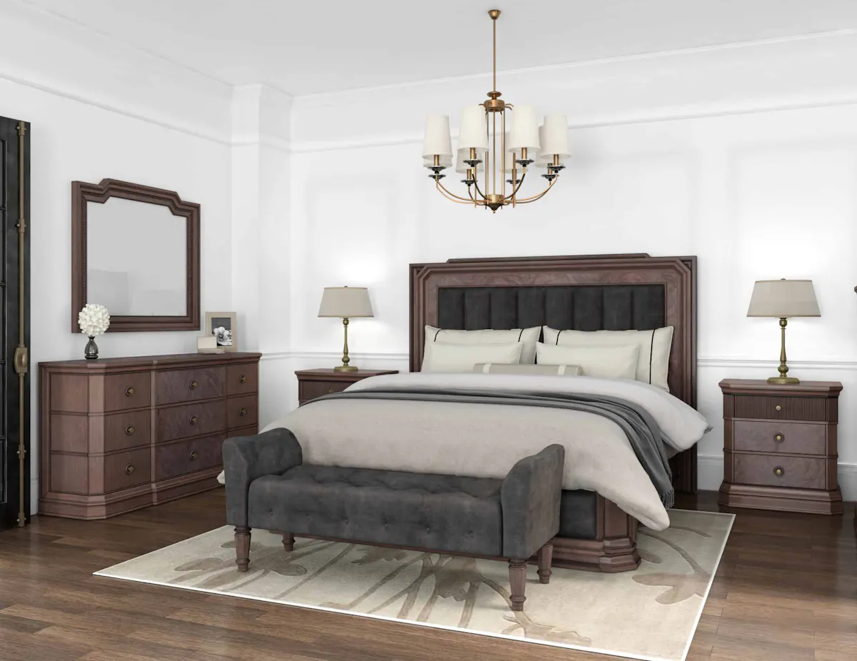 ART Furniture 328125-1730 Revival Queen Upholstered Bed ART Furniture 328125-1730 Revival Queen Upholstered Bed