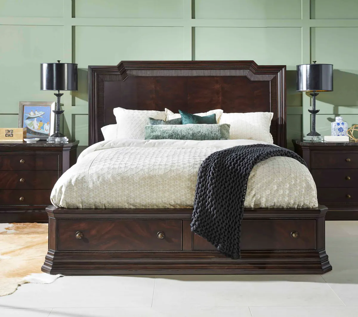 ART Furniture 328135-1730 Revival Queen Panel Storage Bed ART Furniture 328135-1730 Revival Queen Panel Storage Bed