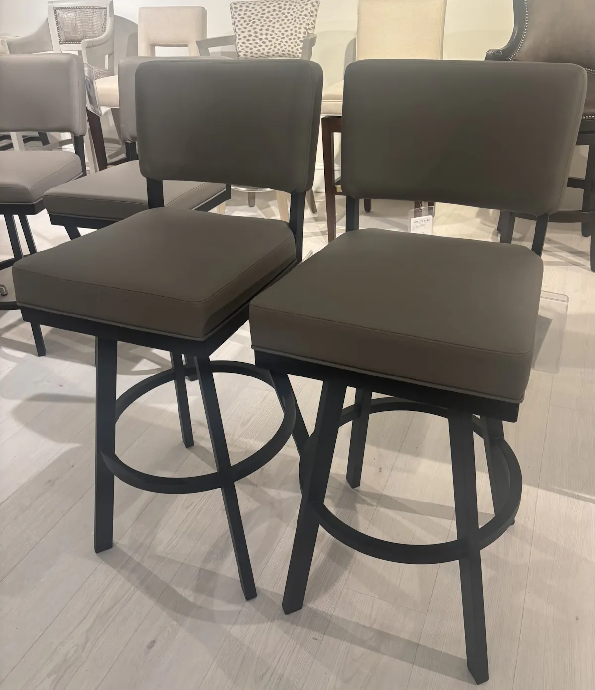 Wesley Allen B505H30S Pair of Miami Barstools Wesley Allen B505H30S Pair of Miami Barstools