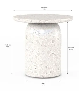 ART Furniture 299383-0021 Cotiere Terrazzo End Table ART Furniture 299383-0021 Cotiere Terrazzo End Table