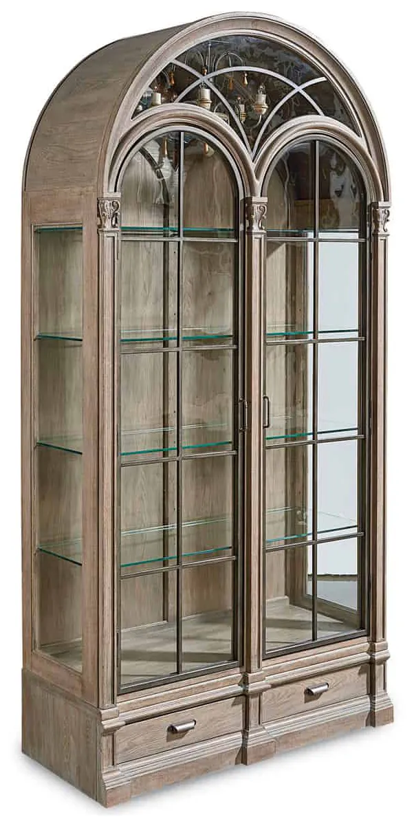 ART Furniture 233242-2802 Arch Salvage Gwynn Curio China Parch ART Furniture 233242-2802 Arch Salvage Gwynn Curio China Parch