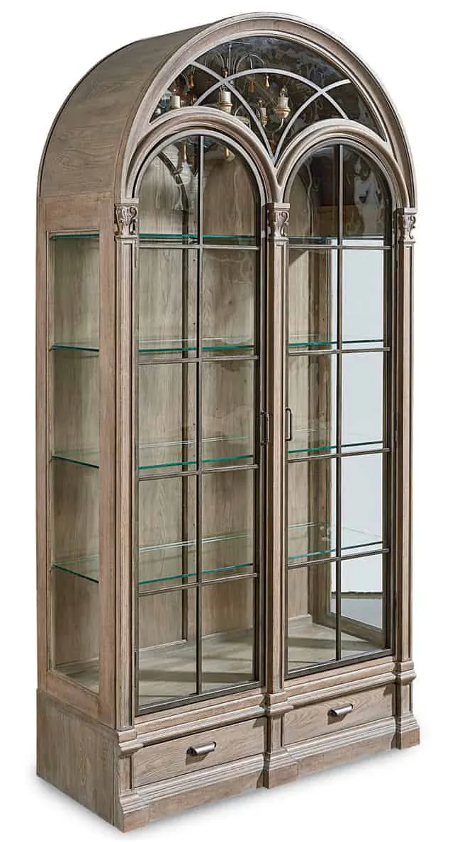 ART Furniture 233242-2802 Arch Salvage Gwynn Curio China Parch ART Furniture 233242-2802 Arch Salvage Gwynn Curio China Parch