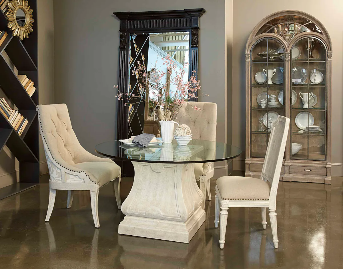 ART Furniture 233242-2802 Arch Salvage Gwynn Curio China Parch ART Furniture 233242-2802 Arch Salvage Gwynn Curio China Parch