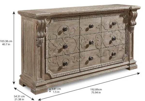 ART Furniture 233131-2802 Arch Salvage Wren Dresser ART Furniture 233131-2802 Arch Salvage Wren Dresser
