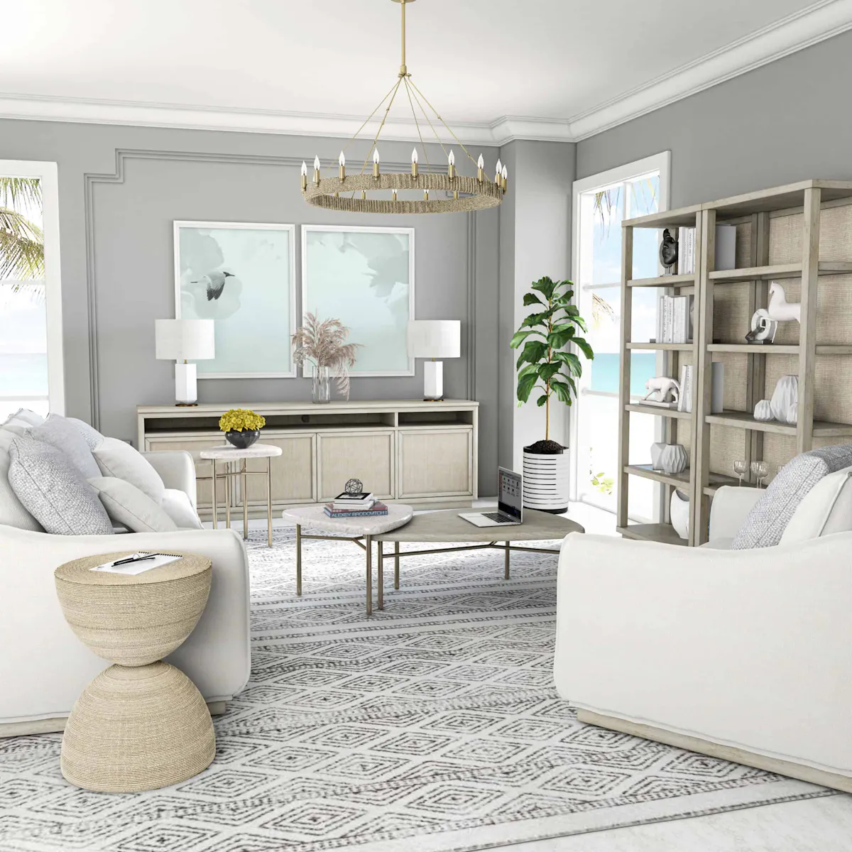 ART Furniture 299423-2349 Cotiere Entertainment Console ART Furniture 299423-2349 Cotiere Entertainment Console