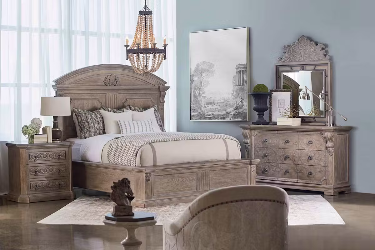 ART Furniture 233156-2802 Arch Salvage King Chambers Panel Bed ART Furniture 233156-2802 Arch Salvage King Chambers Panel Bed