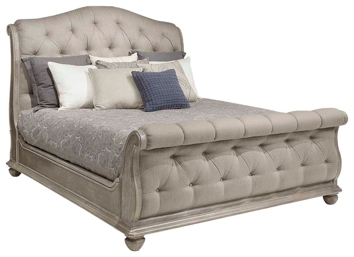 ART Furniture 251127-1303 Summer Creek Shoals California King Upholstered Tufted Sleigh Bed ART Furniture 251127-1303 Summer Creek Shoals California King Upholstered Tufted Sleigh Bed