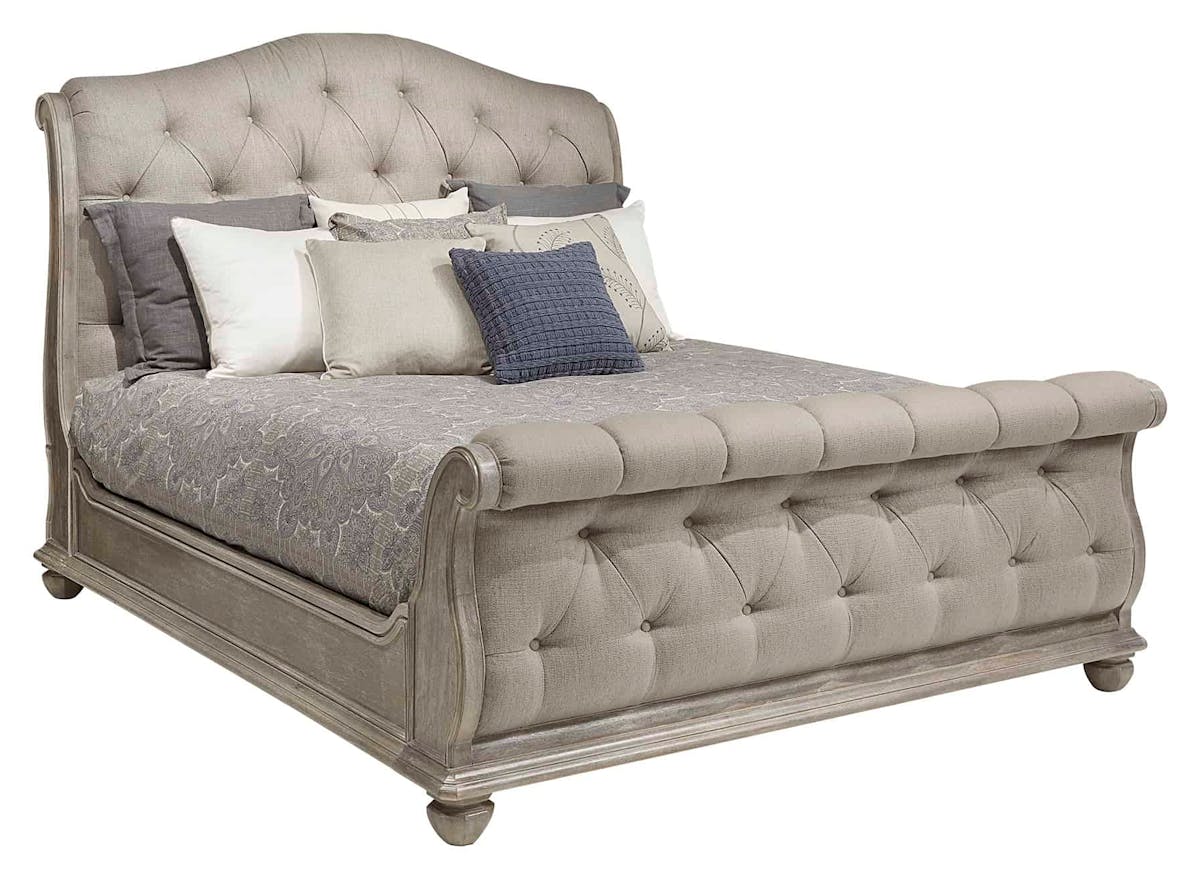 ART Furniture 251127-1303 Summer Creek Shoals California King Upholstered Tufted Sleigh Bed ART Furniture 251127-1303 Summer Creek Shoals California King Upholstered Tufted Sleigh Bed