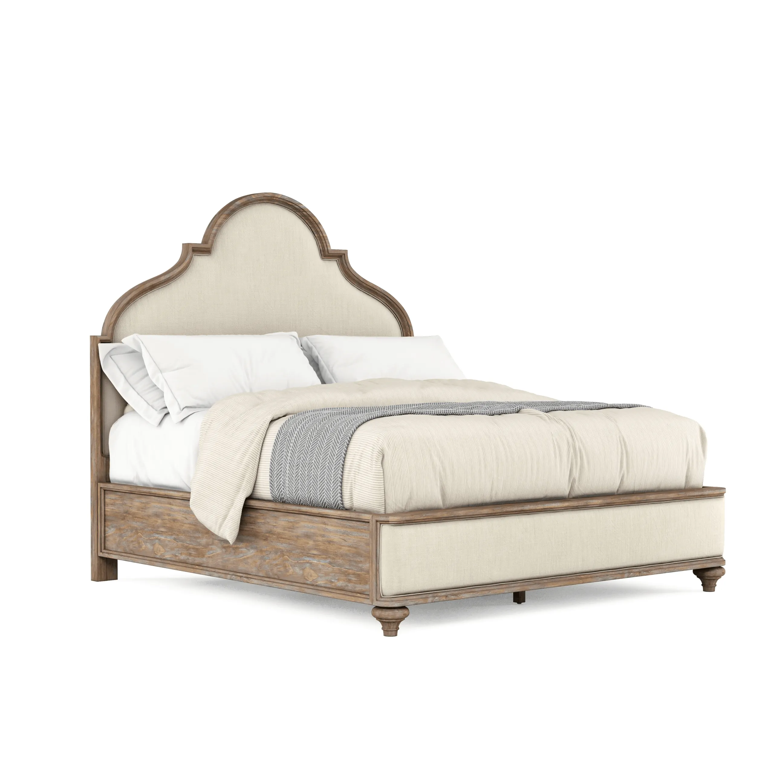 ART Furniture 277127-2608 Architrave California King Upholstered Panel Bed